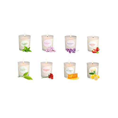 Lurrose 1Pc Candle Cup Desk Dating Decoration Glass Candles Cup Desktop Adornment Aromatherapy Candle Cup for Restaurant Birthday Home