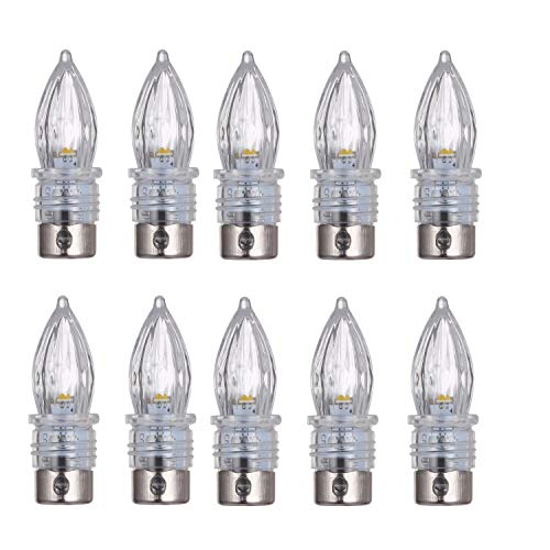 Replacement Bulb for Dimmable RGB Warmwhite LED Candle 20pcs Bulbs for Little Candle