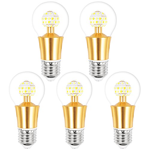 ELEOPTION Dimmable Candelabra LED Bulb 10Watt50 Watt Equivalent E27 LED Chandelier Bulb Base LED Light Bulbs Decorative Candle LED for Home Lighting Pack of 5