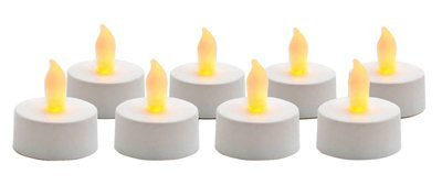 Inglow Cg10026wh8 Flameless Tea Light Candle White 8-pack