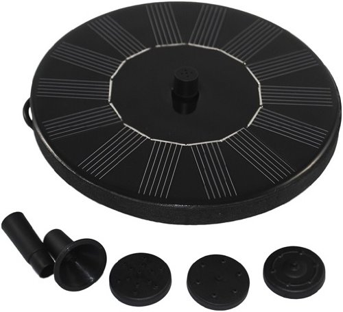 Solarrific G3033 Floating Solar Fountain for Bird Bath