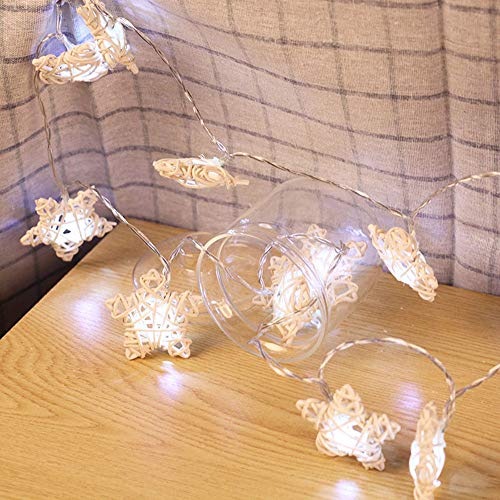 Juesi Fairy Star Lights for Home Decor 25M 20LED Creative Woven Stars Battery Operated Decorative Lights Indoor Outdoor Holiday Wedding Party Decoration