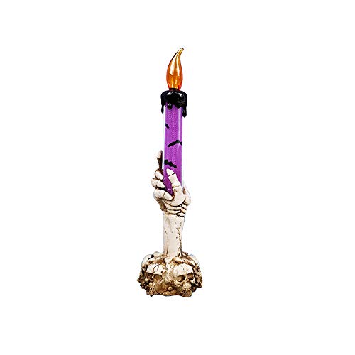 Portable Halloween Candle Taro Shape Electronic Lighting Light Battery Operated Decorative Lights for Bar KTV Halloween Party Decor Indoor Holiday