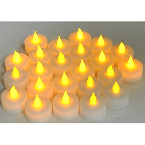 Instapark LCL Series Battery-powered Flameless LED Tealight Candles Pack of 24