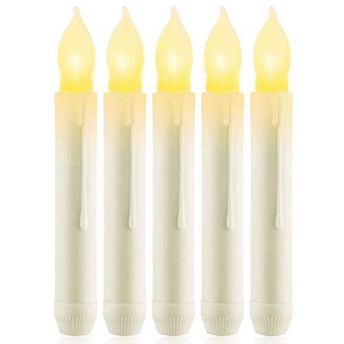 Candle Light Led 12 Pcs Flameless Fake Taper CandlesFlickering Window Candle Lights