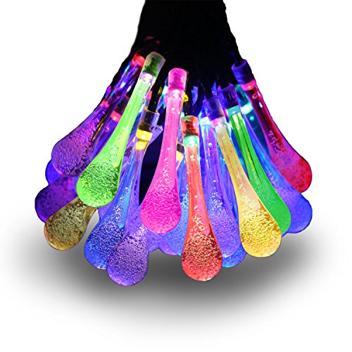 Amaz-play Outdoor Solar String Lights - Waterproof Decorative Led Lights For Christmas Tree, Patio, Party, Garden