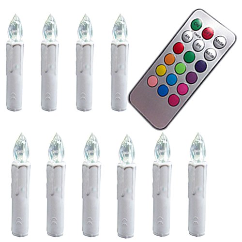 Aihome&trade Led Tea Candles Tealight With Rechargeable Remote Control Flameless For Wedding Birthday Party Decoration