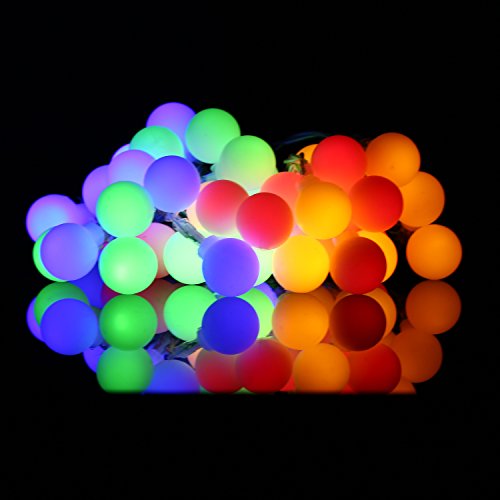 Led Globe LightsZCForest Led String LightPortable Battery Remote Light 4M 40 LED Globe Waterproof Fairy Light Ball light for Christmas Wedding Party Indoor and Outdoor Decoration Colours