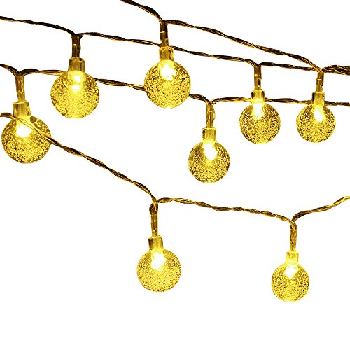 Cmyk&reg Battery Operated 40 Led String Light With Crystal Ball Covers Ambiance Lighting Great For Outdoor Use