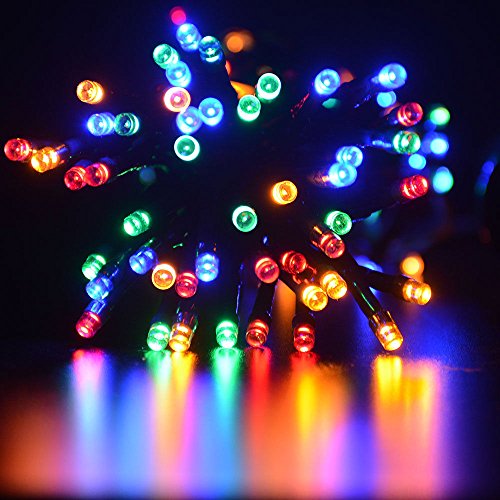 Efrank 100-led Watrproof Battery Operated Fairy String Lights With 8 Modesamp Auto Timer For Outdoor Anywhere Portable