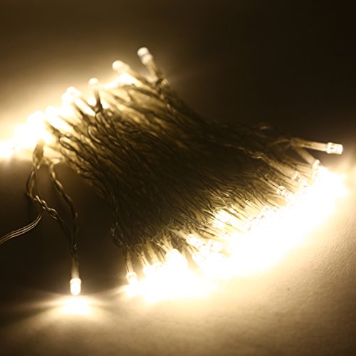Er Chentm Indoor And Outdoor Waterproof Battery Operated String Lights On 33 Ft Long Pvc String With Flash Function