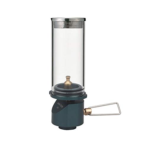 Alician Gas Camping Lantern Camp Equipment Gas Candle Lights Lamp for Outdoor Tent Hiking Emergencies Dark Green