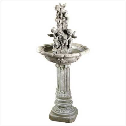 Classic Outdoor Cherub Fountain