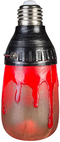 GEMMY LIGHTSHOW HALLOWEEN Bloody Red Short Circuit Bulb FLICKERING LIGHT EFFECT