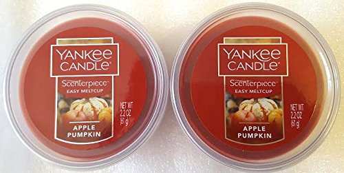 Yankee Candle Apple Pumpkin Scenterpiece Easy Meltcups Wax Melt Cup Set Of 2