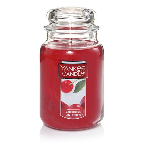 Yankee Candle Cherries On Snow Large Jar Candle Festive Scent