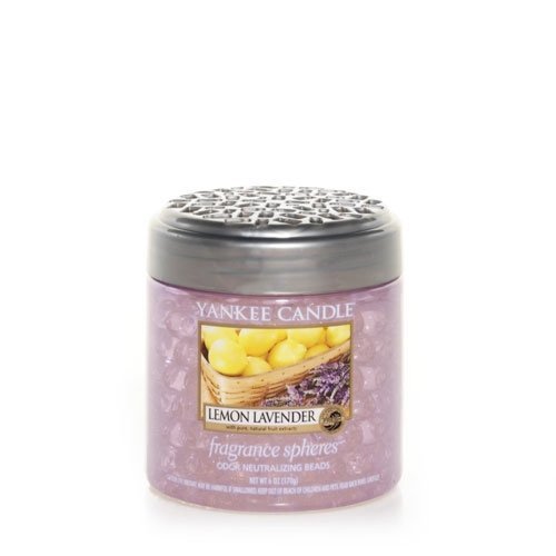 Yankee Candle Lemon Lavender Fragrance Spheres Odor Neutralizing Beads Fresh Scent Size 6 Oz Model  Caramp