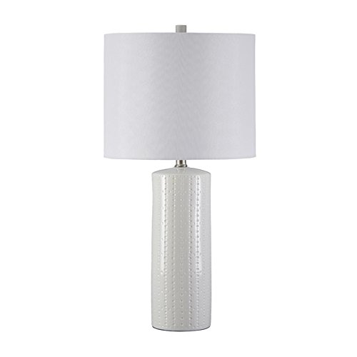 2525 in Ceramic Table Lamp in White - Set of 2