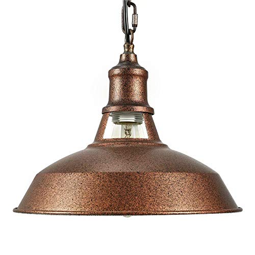 105 Pendant Light Industrial Metal Barn Pendant Light with DomeBowl Shade Nautical Pendant Light with Adjustable Chain