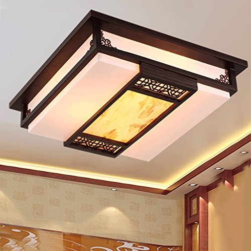 Chinese LED ceiling living room lamps study lamp bedroom lamp Classic Square  Size  45x12cm 