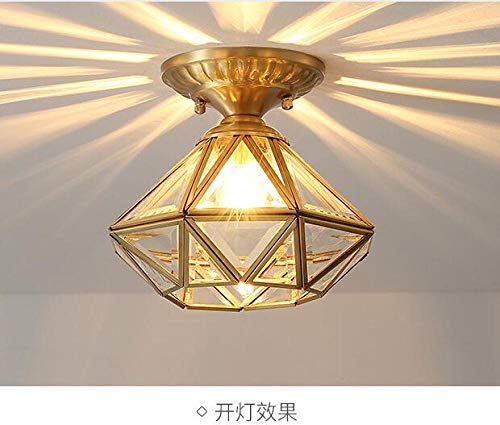 Copper Ceiling lamp Corridor Hallway Bedroom lamp Restaurant Study Home lamp