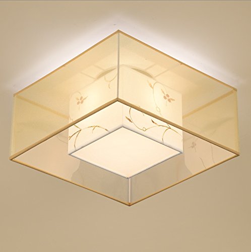 New Chinese Ceiling Light Modern Living Room Bedroom Lamp Square Lamps