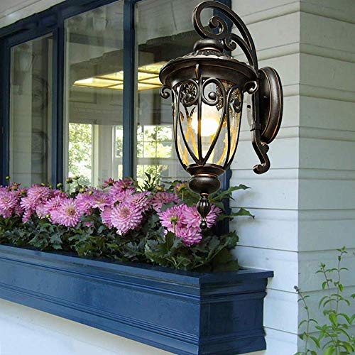 Crystal Wall Lamp Mirror Front Light E27 Lighting Wall Lamp Retro Lighting Outdoor Wall Lighting Aisle Fence Lighting Wall Sconces Candlestick Rust Garden Wall Lanterns Villa Living Lighting Exterior