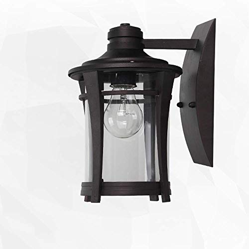 Crystal Wall Lamp Mirror Front Light E27 Outdoor Lighting Wall Sconces Retro Lighting Exterior Wall Lighting Patio Outdoor Wall Lighting Aluminum Glass Lighting Wall Lanterns Outdoor Garden Lighting