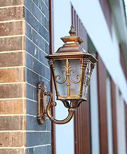 Industrial Wall Lamp Retro Lighting Metal Cage Wall Lamp Shade Edison Style Antique Mirror Door Lighting Waterproof Outdoor Wall Lamp Courtyard Qi Xian Small Copper