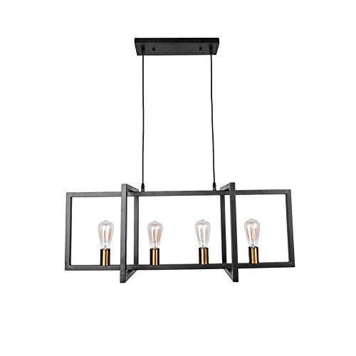 XAJGW Retro Lighting Restaurant Lights Bar Style Iron Industry Chandelier for Living Room Kitchen Hallway Office Loft Restaurant