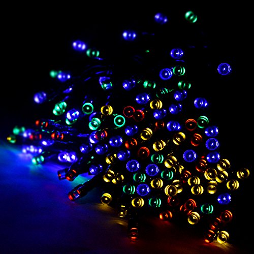 Solar String LightsRetorz Outdoor Waterproof 72Ft 200 LED 8 Modes Fairy Garden Lighting for Indoor Home Bedroom Yard Patio Tree Wedding Holiday Party Decorations Warm white
