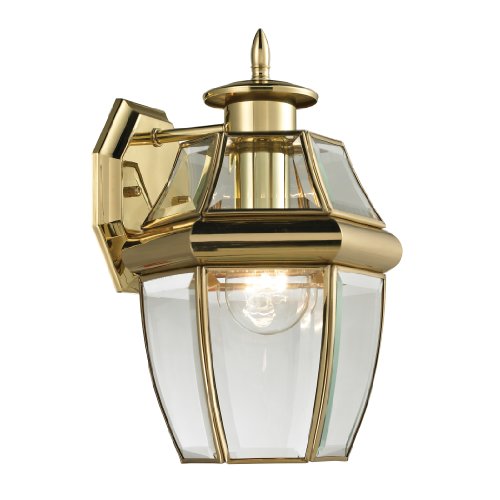 Elk Lighting 8601ew85 Ashford Coach Lantern Small Antique Brass Finish