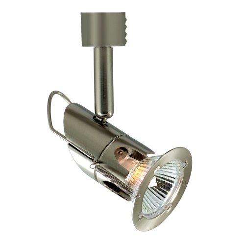 Jesco Lighting HHV127SC Mini Deco 127 Series Line Voltage Track Light Fixture Satin Chrome Finish