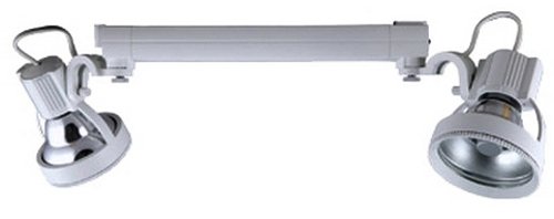 Jesco Lighting HMH903T4NF70-S Contempo 903 Series Metal Halide Track Light Fixture T4 24-Degree Narrow Flood 70 Watts Silver Finish