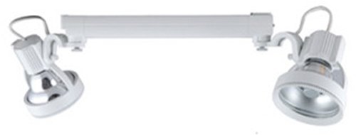 Jesco Lighting HMH903T6NF39-S Contempo 903 Series Metal Halide Track Light Fixture T6 24-Degree Narrow Flood 39 Watts Silver Finish