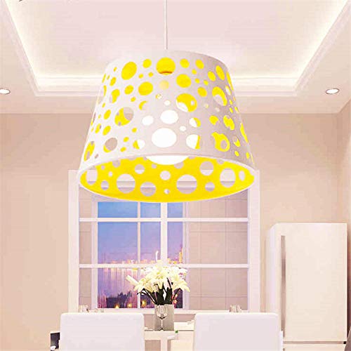 Modern Minimalist Dining Room lamp Modern Minimalist Restaurant lamp Hollow Fish line Chandelier Creative Personality Single Head Energy-Saving Wrought Iron