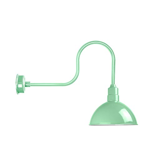 Cocoweb BBSW10JA-6J Gooseneck LED Barn Wall Light Jade