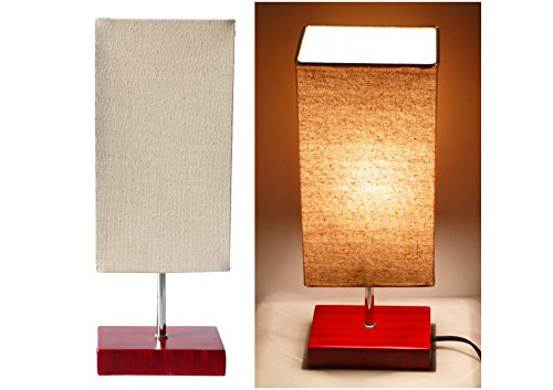 17H Minimalist Living Room Indoor Table Lamp - Rectangle
