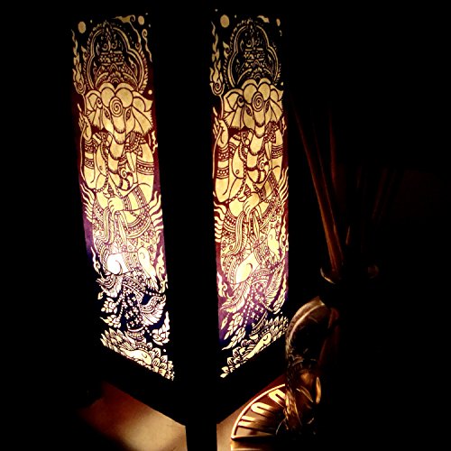 Ganesha Worship India Table Lamp Lighting Shades Floor Desk Outdoor Touch Room Bedroom Modern Vintage Handmade