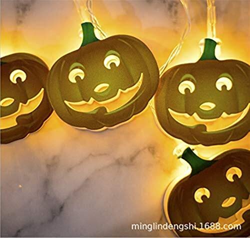 String Lights Light String Boy Halloween Pumpkin Outdoor Led Party Holiday Hat Ghost Bedroom Lantern Living Room Decoration 2m10LEDSize Name2m10LED Size  2m10LED