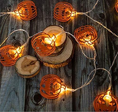 String Lights Light String Halloween Led Living Room Decoration Gift Boy Outdoor Party Holiday Hat Ghost Pumpkin Bedroom Lantern Christmas Size  2m10LED