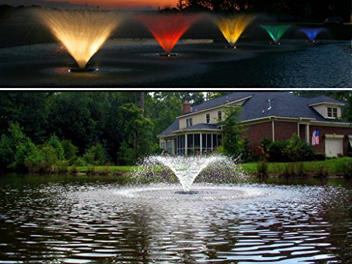 Kasco Decorative Aerating Lake Pond Fountain WITH LIGHT KIT - 12 HP