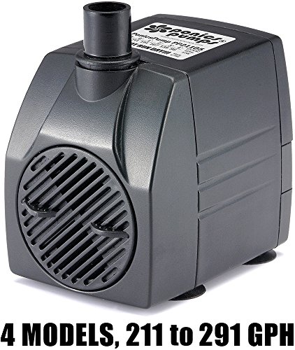Ponicspump Pp21105 211 Gph Submersible Pump With 5 Cord - 12w&hellip For Hydroponics Aquaponics Fountains Ponds
