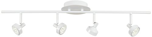 Pro-Track Tilden Four-Light Brushed Steel LED Ceiling Light