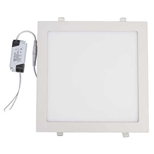 24W Super Bright Ultra-thin LED Panel Lamp Ceiling Lamps Recessed Light Square Warm white