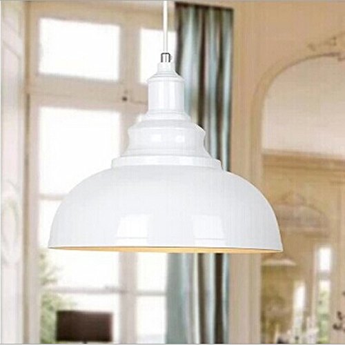 WinSoon 1PC Modern Style Metal Ceiling Lamp Wall Vintage Loft Pendant Light Retro Industrial White