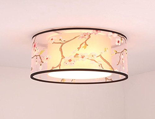 New Chinese Living Room Ceiling Lamp Circular Bedroom Retro Lighting Size  606025cm
