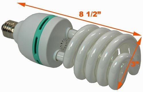 Hydroponic Full Spectrum CFL Grow Light Bulb 60 Watt Bulb 5500K H60