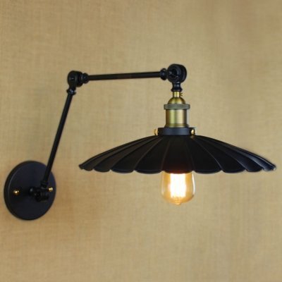 fei Black Industrial Adjustable Wall Light Indoor Hallway Lighting