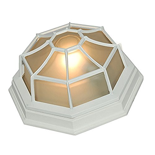 Etoplighting Oil Rubbed Finish Octagonal Exterior Outdoor Wall Ceiling Lantern Light With Frosted Glass Apl1152